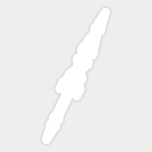 Jarvan IV Spear (White) Sticker